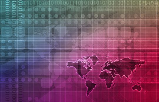 Advanced Technology Science As a Art Background