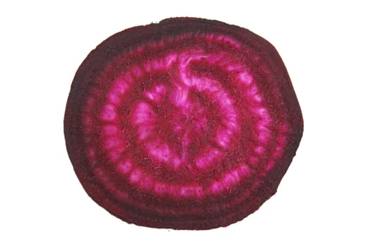 Beetroot sliced background.