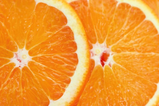 Sweet Orange segments or slices .