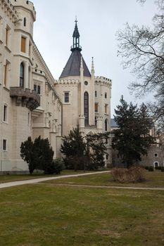 The chateau of Hluboka was originally founded as a guarding castle in the mid 13th Knight from armory century by the Kings of Bohemia