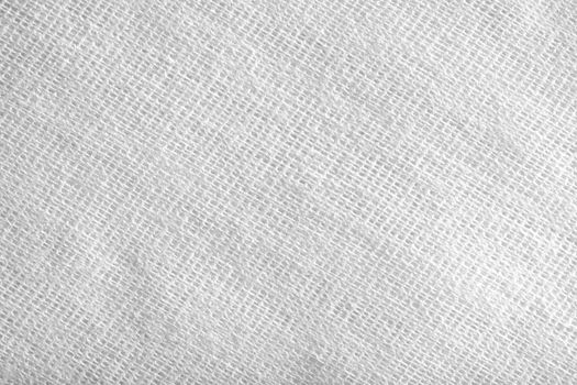 Structure a white fabric macro