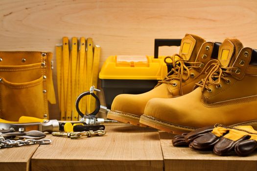 tools on boards