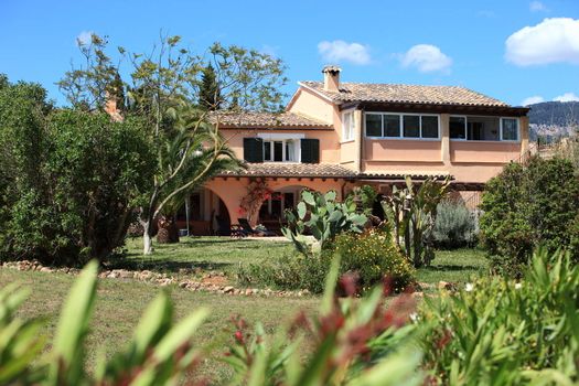 A beautiful mediterranean style home and garden