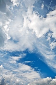 heaven with clouds