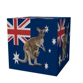 3d Australian flag
