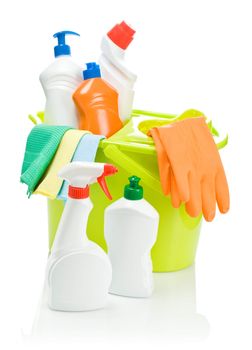 set of cleaning accessories