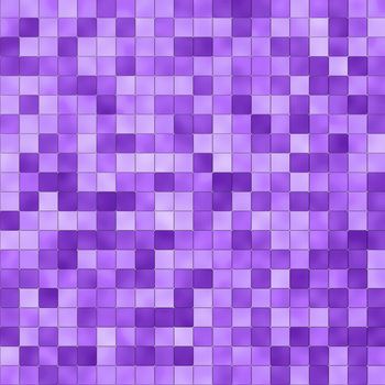 mosaic in shades of purple
