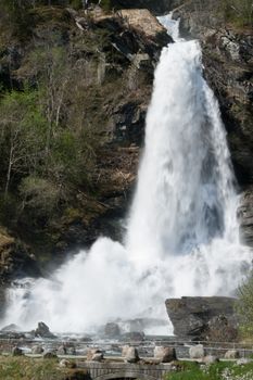 The pictures are from the western part of Norway, where the narrow fjords and mountain scenery make wild overwhelming.