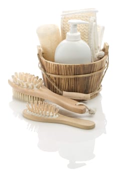 composition of  bathing accessories