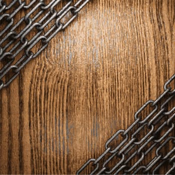 metal and wood background