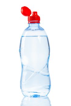 an opened bottle with water