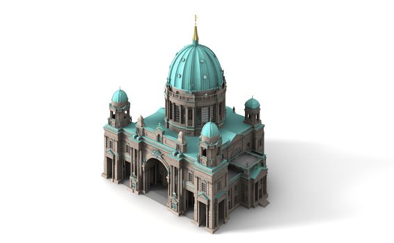 The Berlin Cathedral is the largest church in Berlin there sees itself as a central place of the Evangelical Church in Germany.