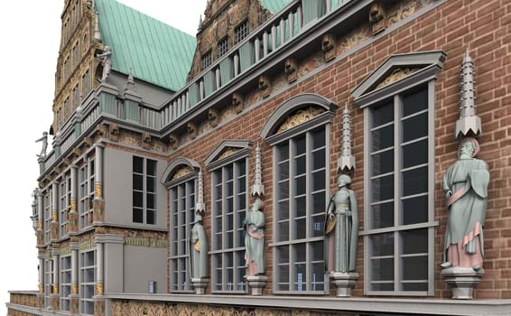 The Bremen Town Hall is one of the most important monuments of Gothic and Weser Renaissance in Europe.