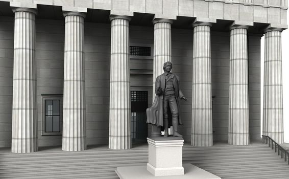 Federal Hall was the first capitol building of the United States of America