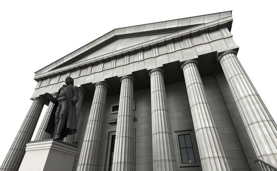 Federal Hall was the first capitol building of the United States of America