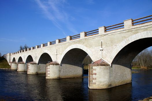 The old bridge in the east of Estonia 