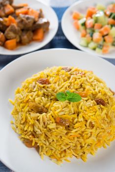 Arab rice, Middle eastern food.