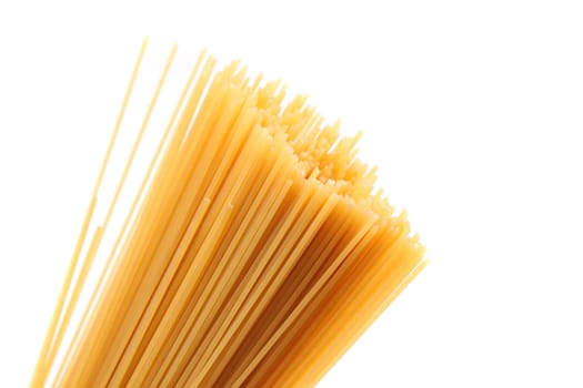 Italian pasta, on white background