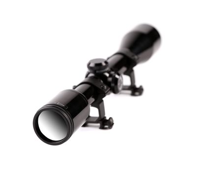 rifle scope isolate on a white background