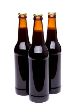 bottle beer isolated on a white background