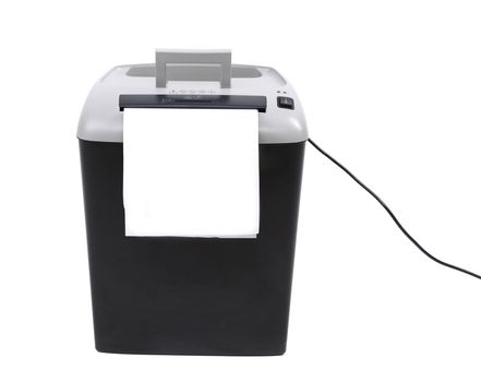 paper shredder are located on a white background