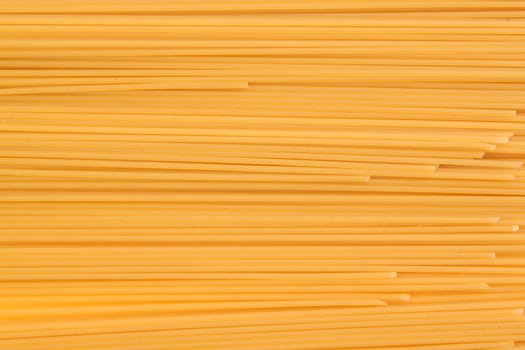 Frame of spaghetti third number clouse-up without white background