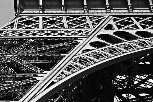 Famous european metal structure in France made by Eiffel