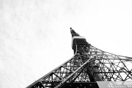 The iconic landmark, Tokyo Tower, in Tokyo, Japan