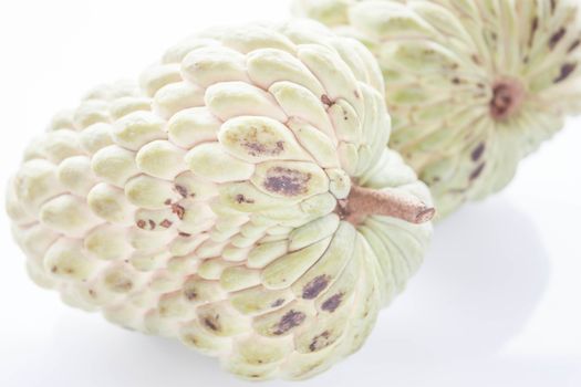 Sugar apple fruit isolated on white background