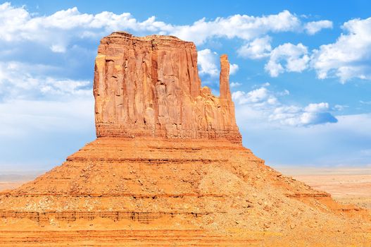 The unique landscape of Monument Valley, Utah, USA. 