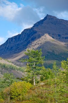The end of the summer on the Putorana plateau. The valley of the river Mikchangda.