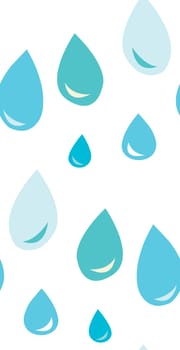 Seamless background pattern of water droplets