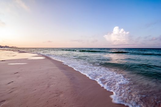 morning sunrise at florida beach