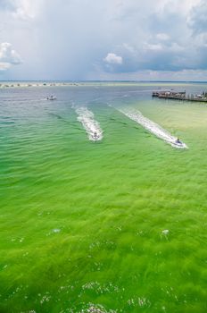 crystal clear water at destin florida near okaloosa island