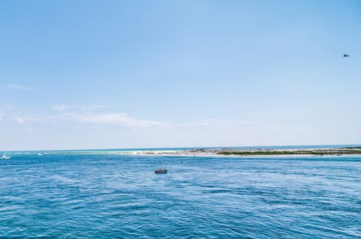 crystal clear water at destin florida near okaloosa island