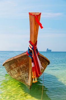 Traditional longtail boat , Krabi,Thailand