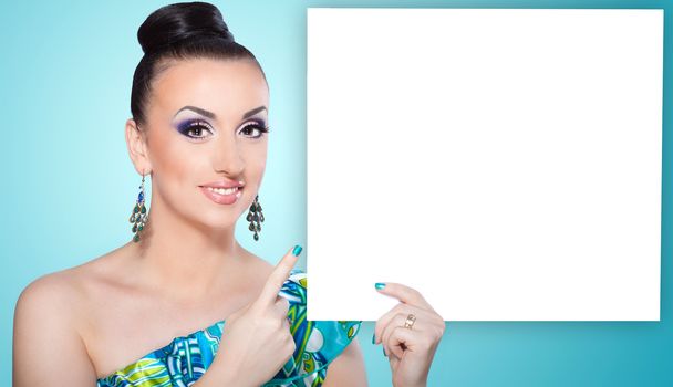 close up portrait of a pretty girl with accessories