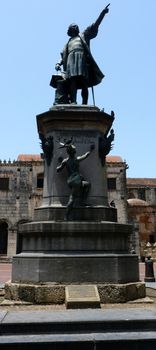 Statue of Christopher Columbus in Santo Domingo, Dominican republic