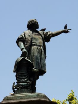 Statue of Christopher Columbus in Santo Domingo, Dominican republic