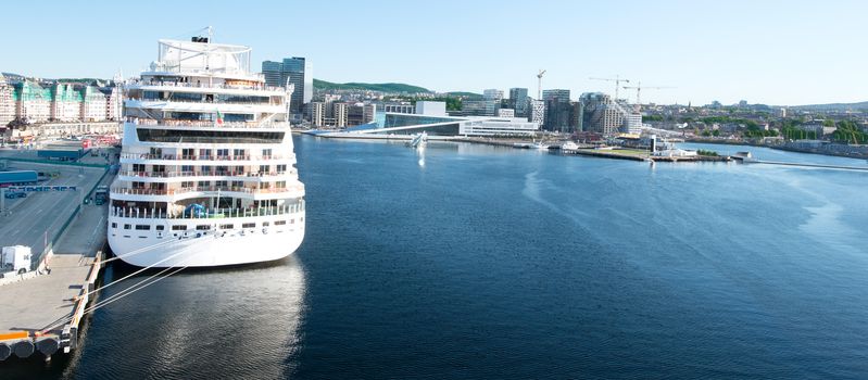 View on Opera House in Oslo, Norway