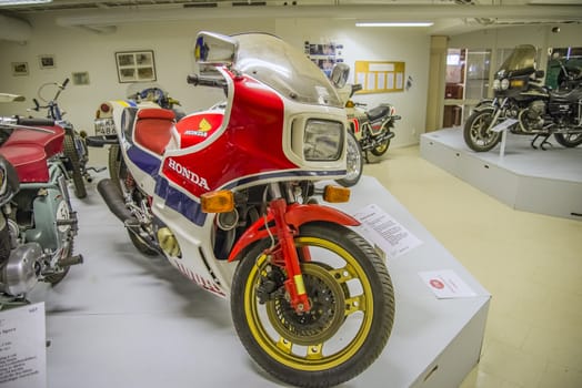 1988 Honda CB 1100 R, Japan. Engine: 1082cc, 4-cyl, four-stroke with double overlying cams, 115 hp. All the pictures are shot on Ed's motorcycle and Motor Museum in Ed, Sweden. Interesting museum, which is worth a visit.