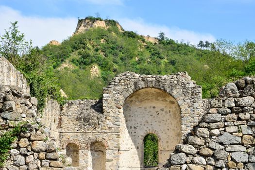 Ruins of a Christian religious shrine in Melnik, Bulgaria