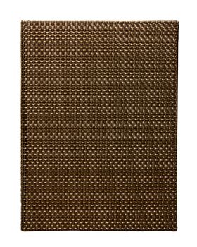 Gold Weaving file folder.Isolate on a white background