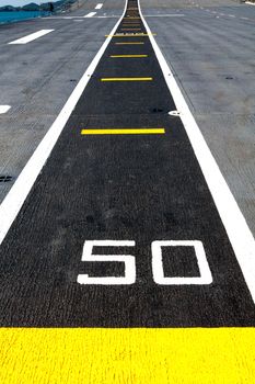 Runway Landing on Battleship.