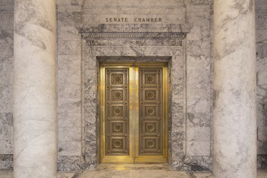 Washington State Capitol Building Senate Chamber Bronze Doors in Olympia