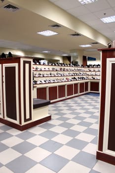 image of shoe shop with a lot of different shoes