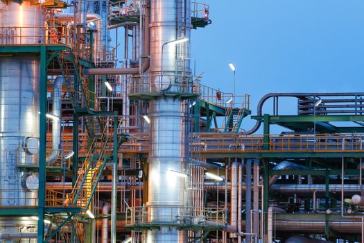 Structure of petrochemical plant