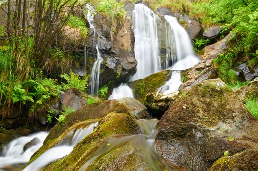 Belelle River Waterfall, Neda, A Coruña, Spain