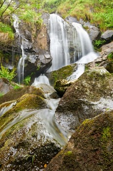 Belelle River Waterfall, Neda, A Coruña, Spain