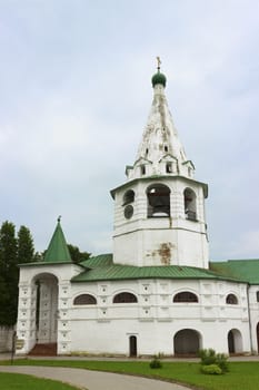 Cathedral bell tower in Suzdal Kremlin, Russia